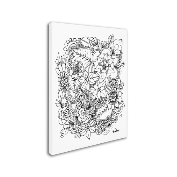 KCDoodleArt 'Flowers 2' Canvas Art,24x32